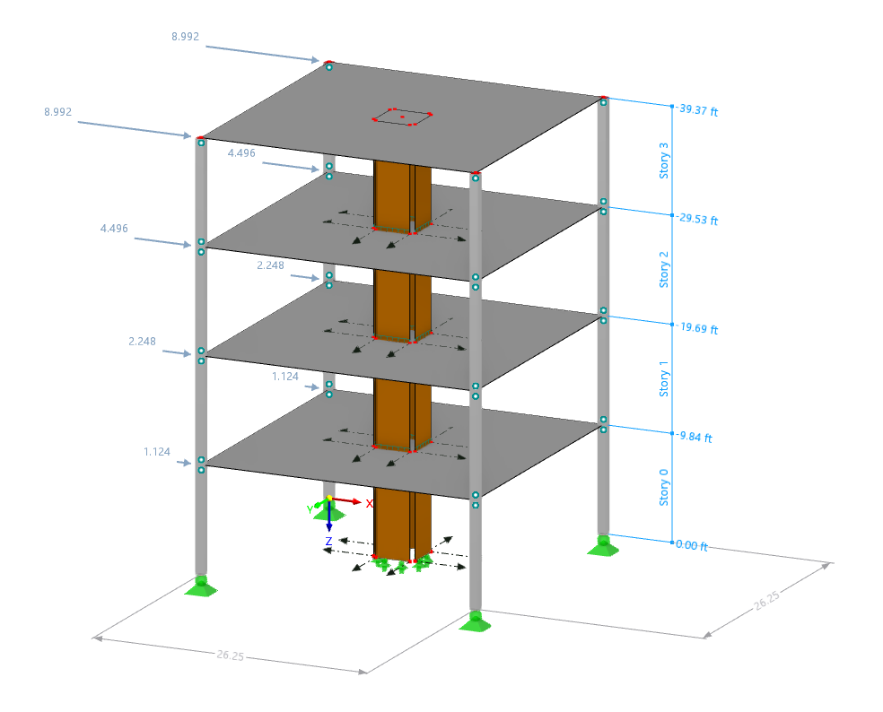 Symmetric Building Model