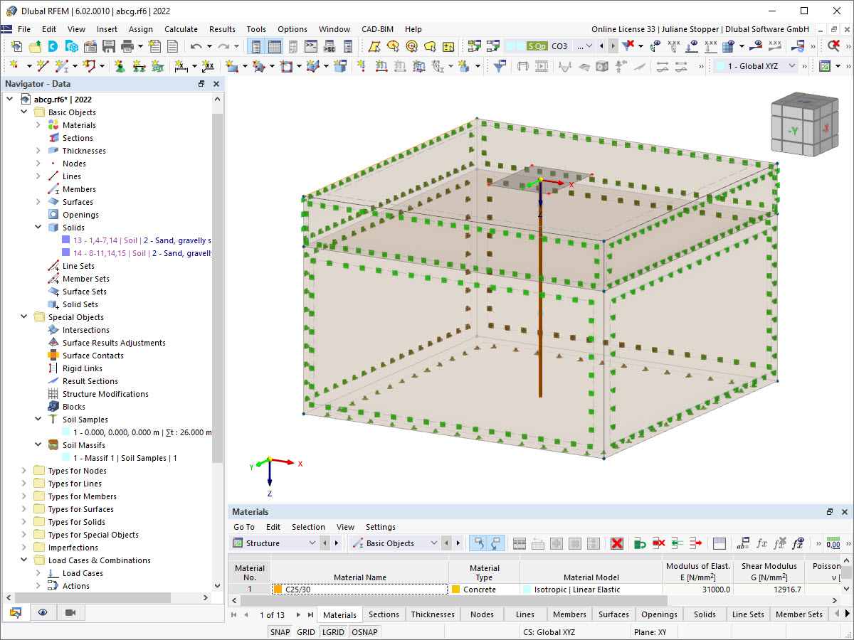 FAQ 005255 | The terrain surface of my soil to be analyzed is uneven. How can I edit the geometry of my soil massif for the modeling?