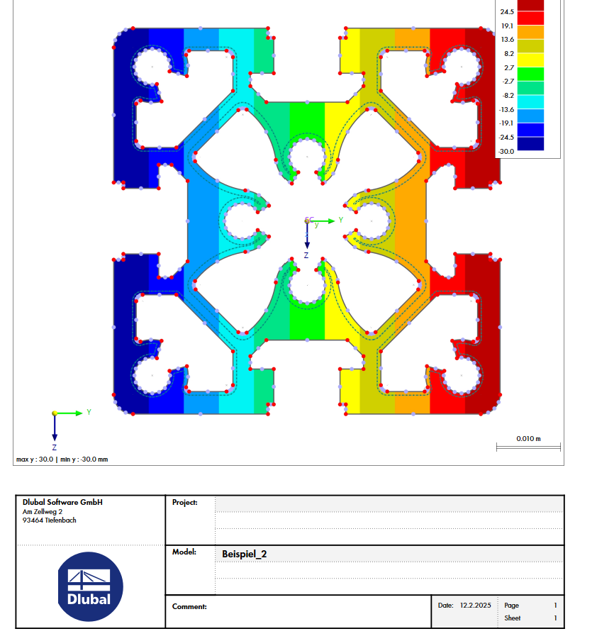 Graphic Printout with Title Block