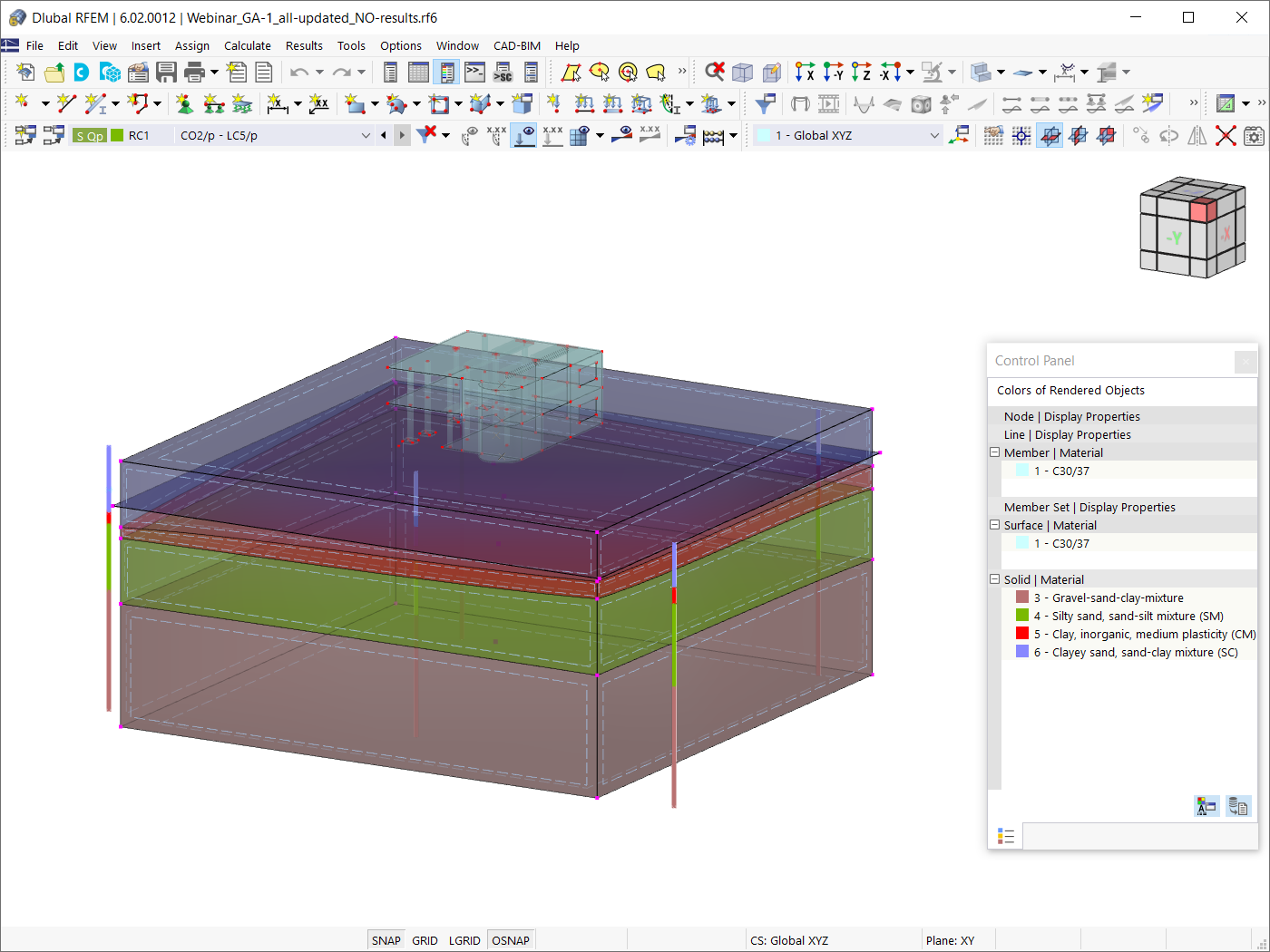 Superstructure and Soil Massif