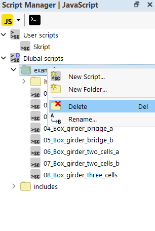 Deleting Folder in "Script Manager"