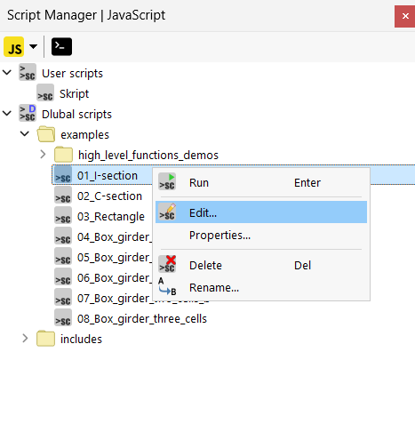 Editing Script in "Script Manager"