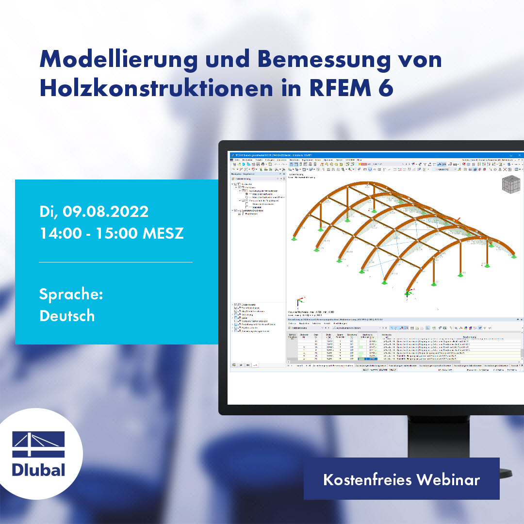 Modeling and Design of Timber Structures in RFEM 6