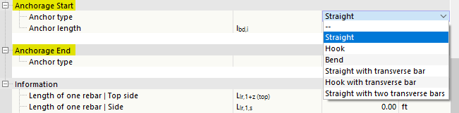 Selecting Anchor Type