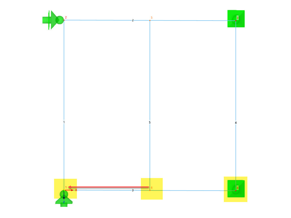 Distance Between Node 6 and Start Node 1