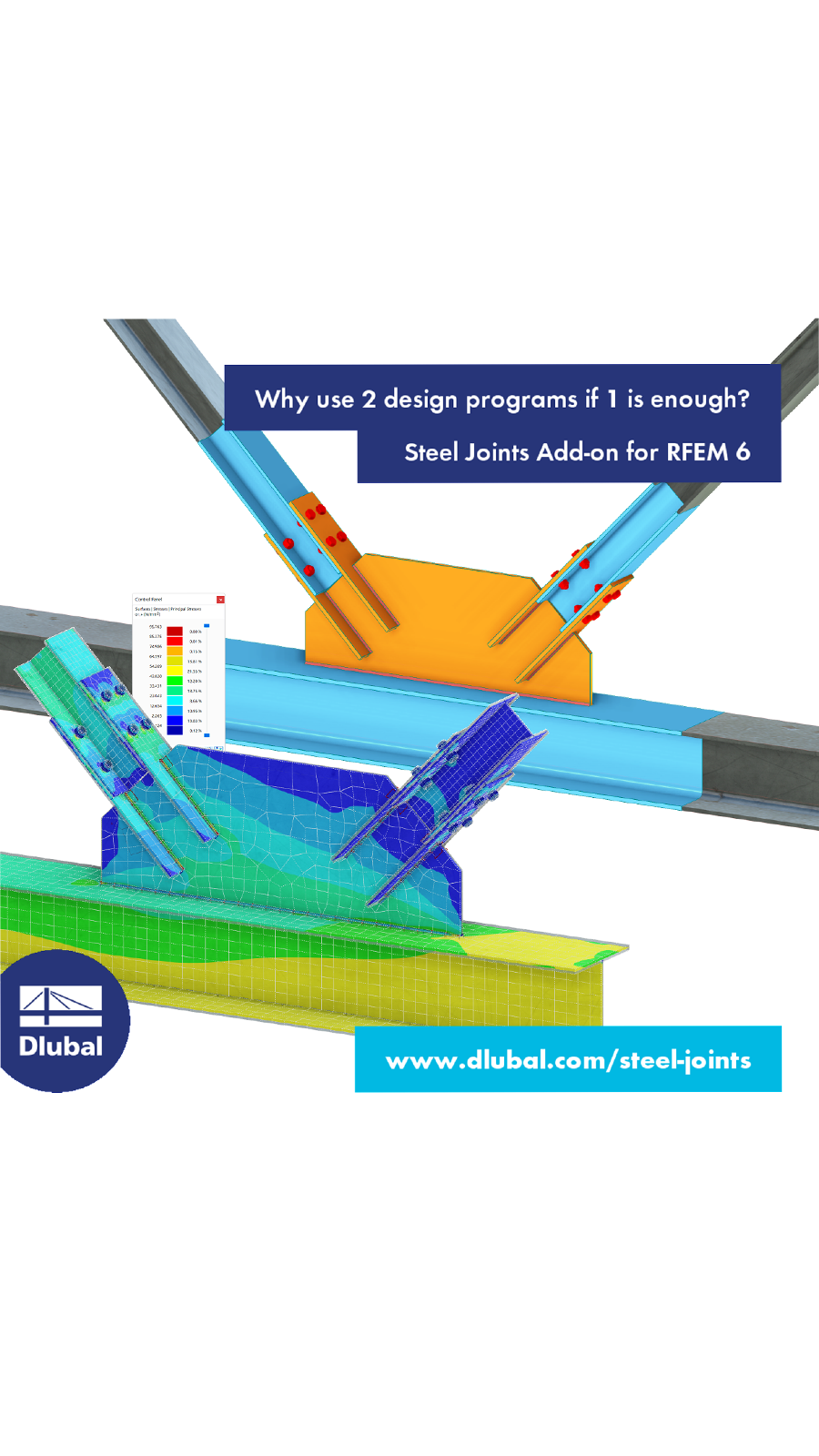 Why use 2 design programs if 1 is enough? | Reel video for Steel Joints Add-on