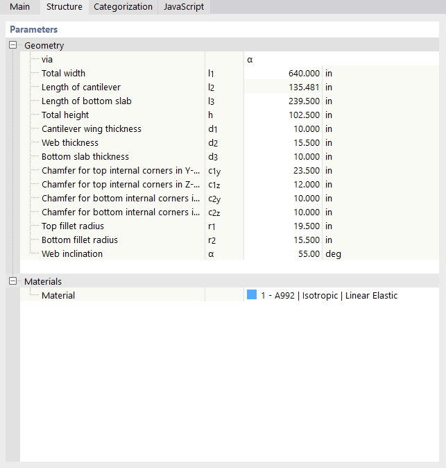 Adjusting Block Parameters