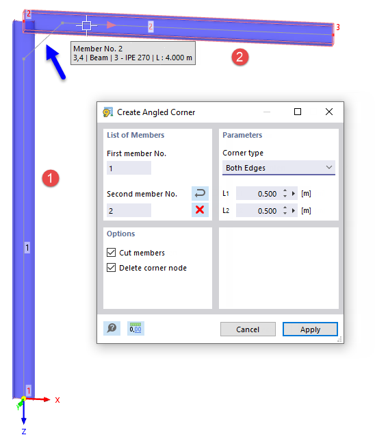 Creating Angled Corner