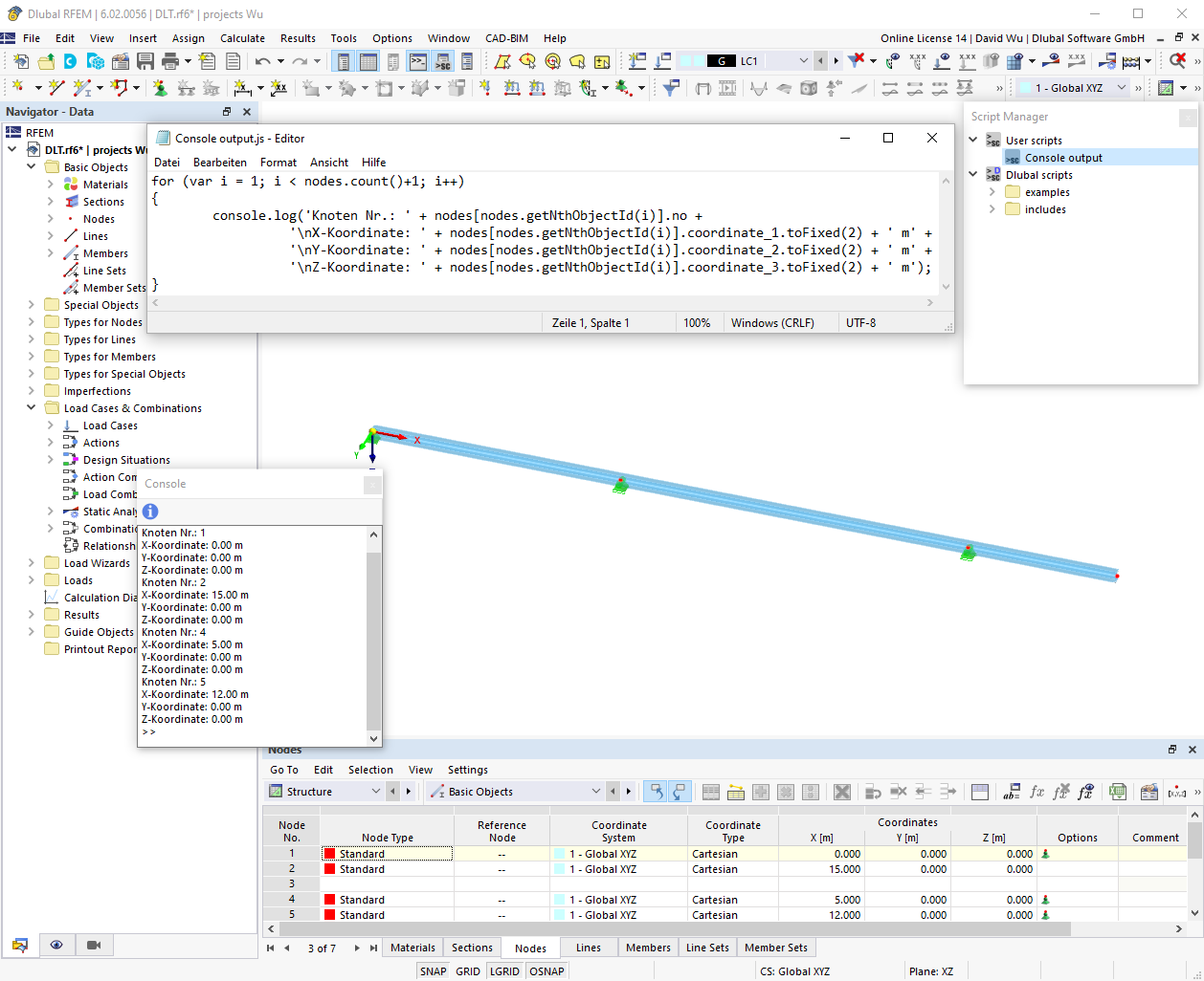 Checking Output in Console