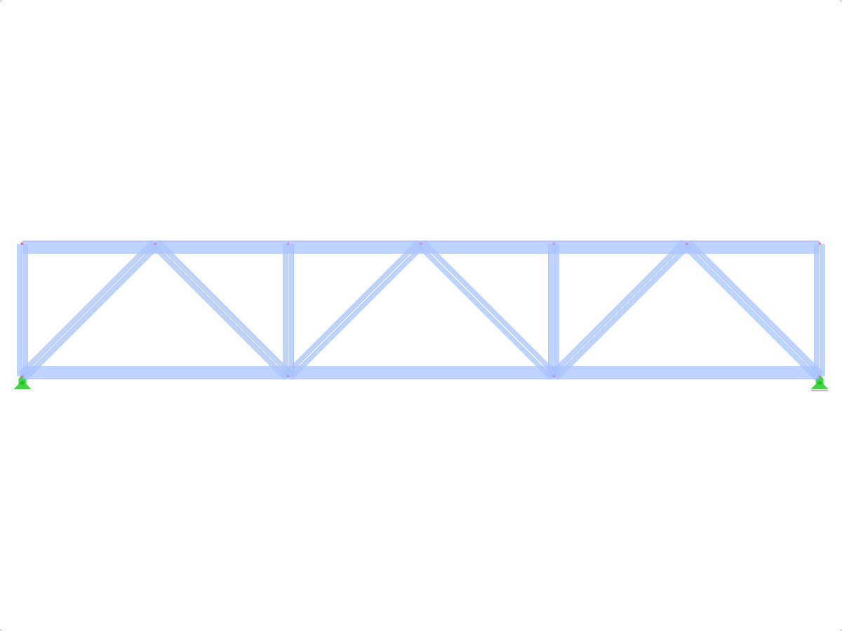 Model ID 435 | FT006 | Parallel Chorded Truss
