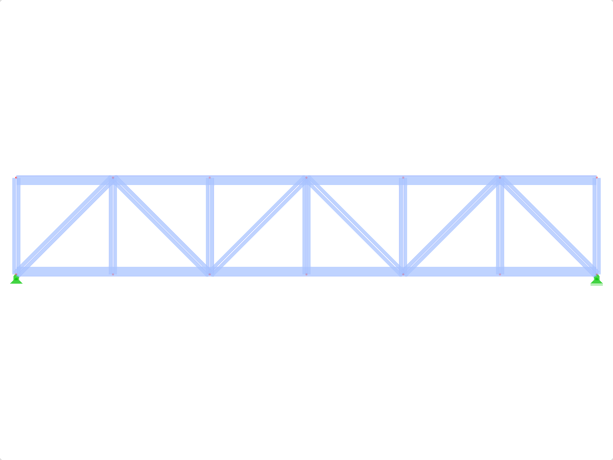 Model ID 437 | FT008 | Parallel Chorded Truss