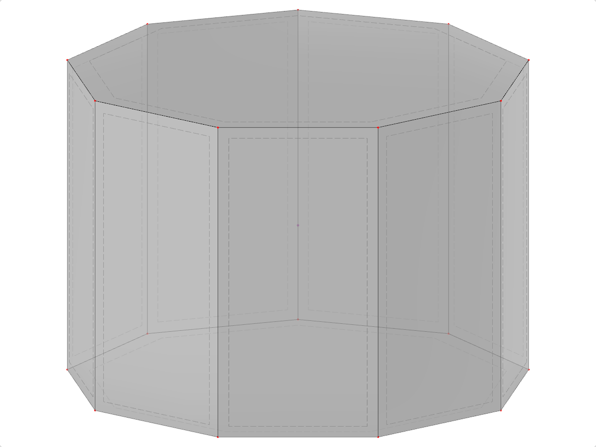 Model ID 2215 | SLD045 | Nonagonal Prism