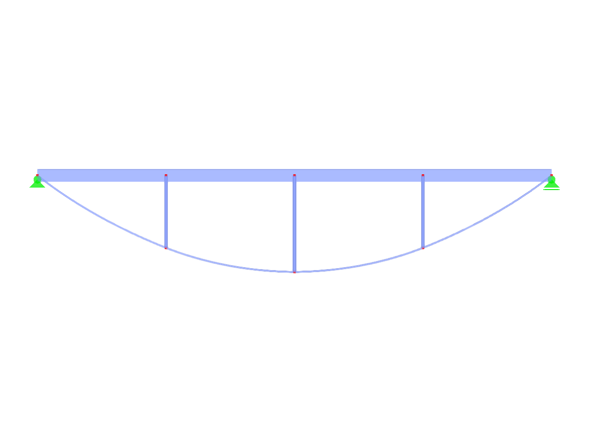 Model ID 2810 | IBB003p-crv | Inverted Bowstring Beam