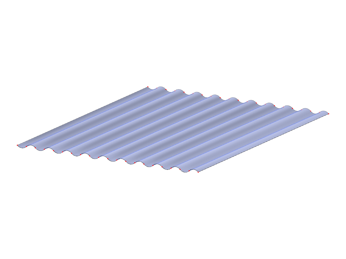 Model ID 3216 | CSH001c | Corrugated Sheet