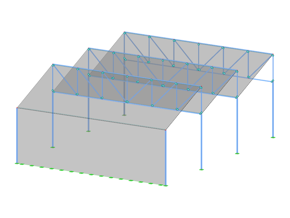 Model ID 3458 | FTS001 | Inclined Roof Planes with Both Ends Supported