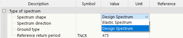 Selecting Spectrum Type