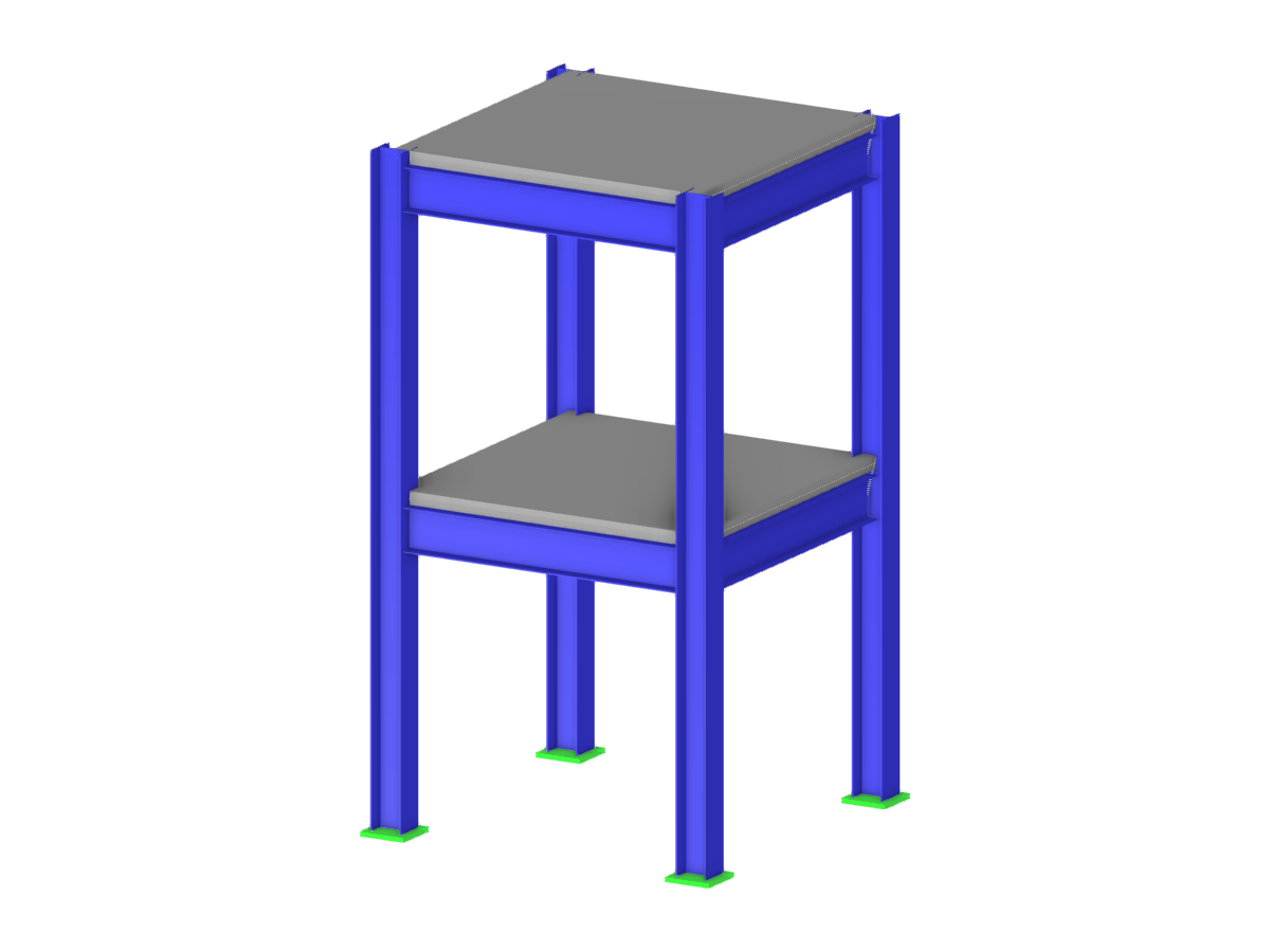 Model 003911 | Frame with Slabs