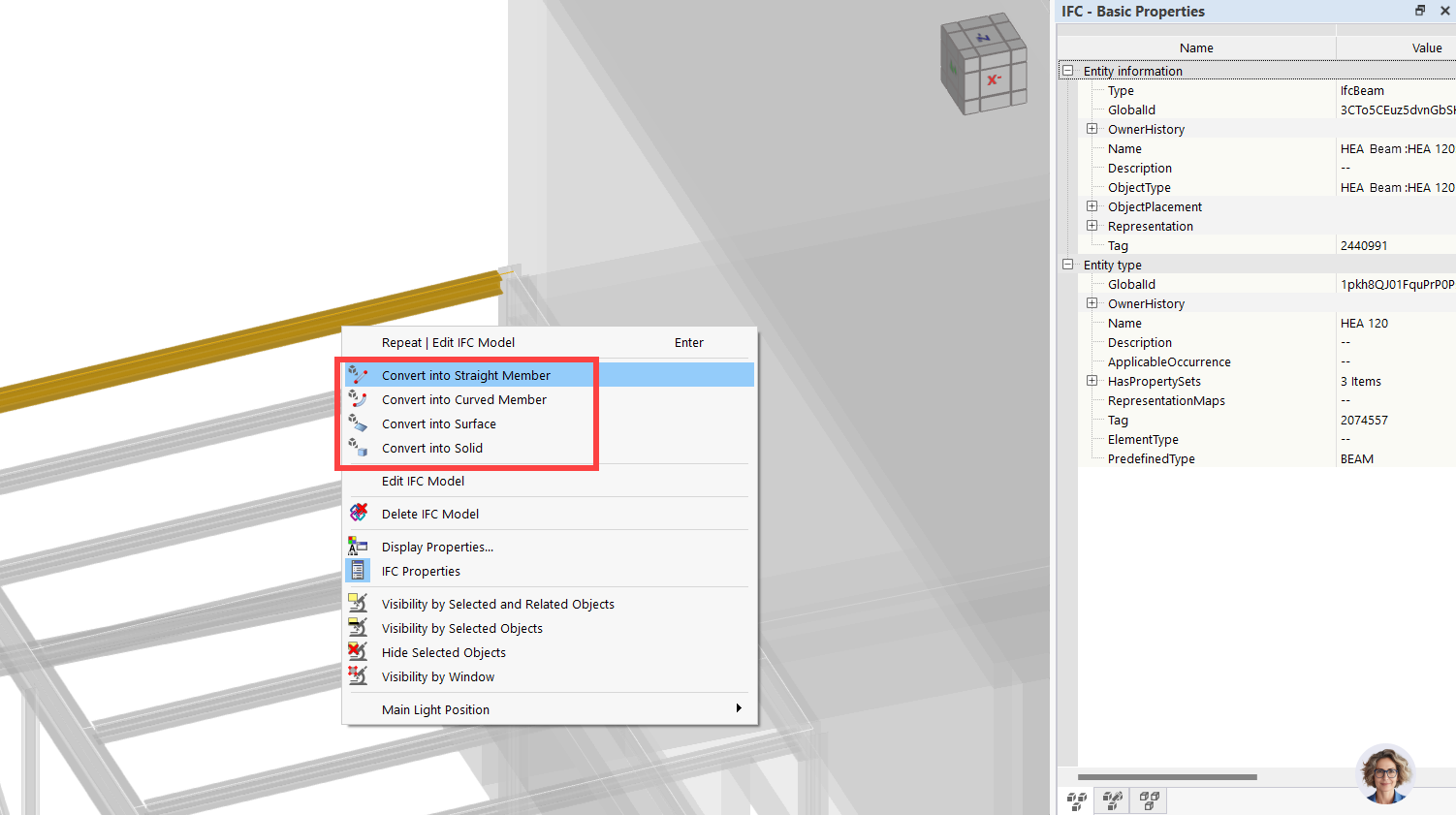 FAQ 005348 | IFC Cross-Sections from Imported IFC File Not correctly converted.