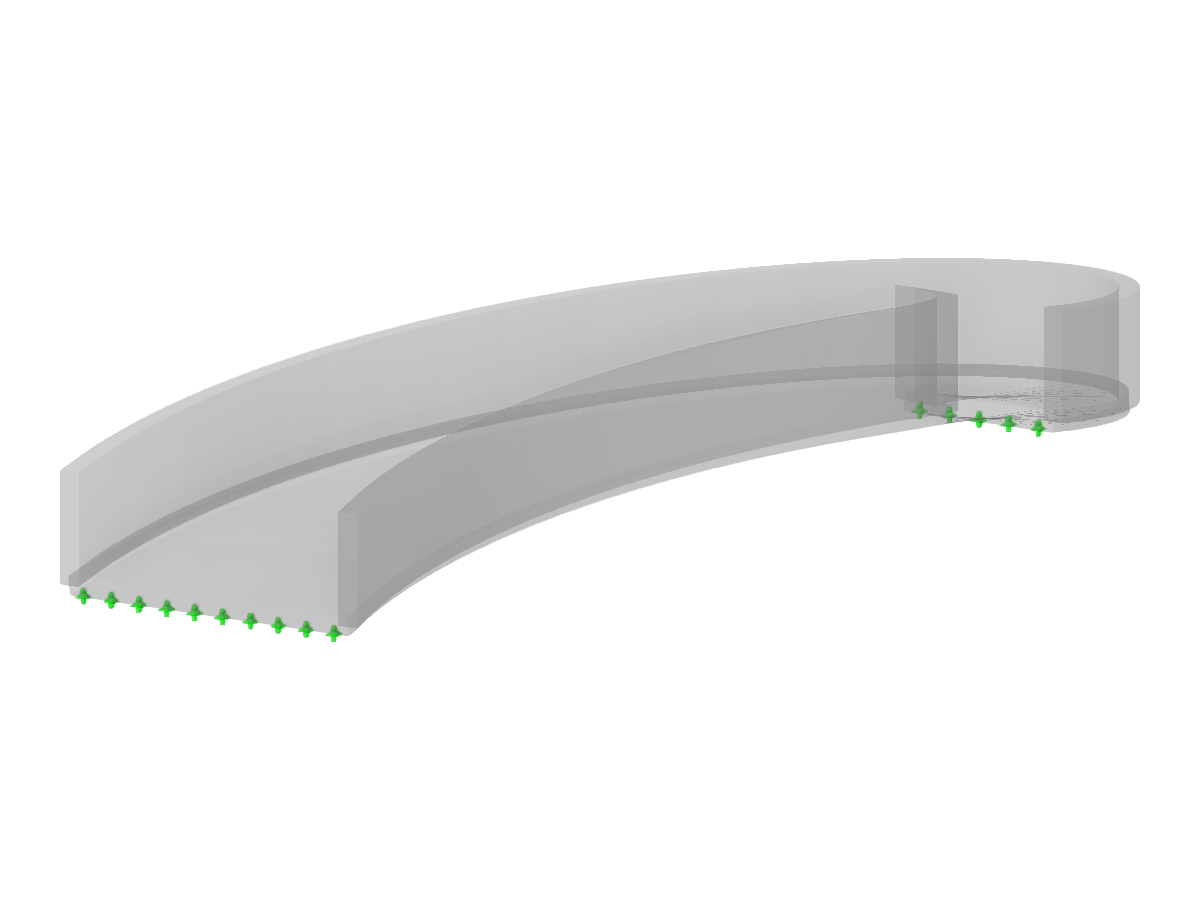 Model 003921 | STC013 | Semi-Circle Single-Flight Staircase