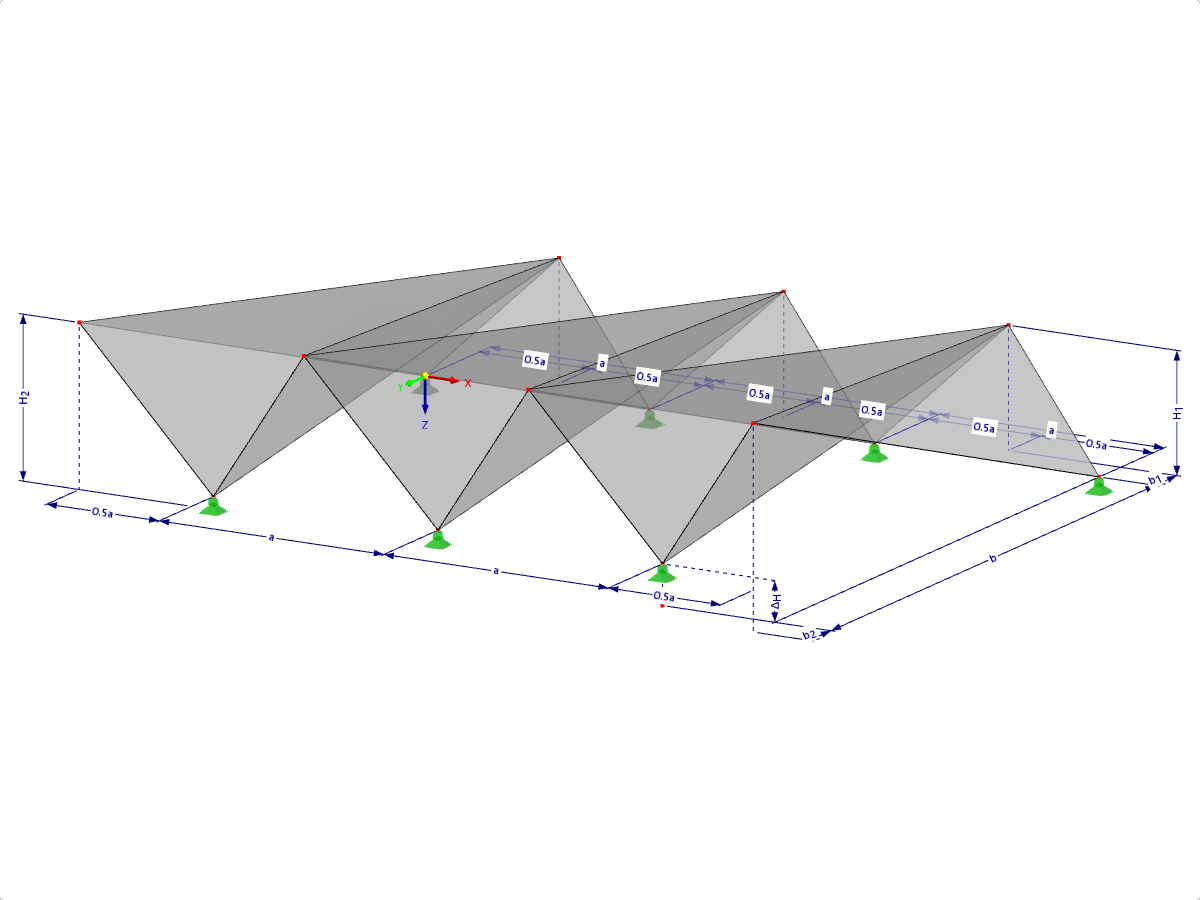 Model 000520 | FPL100 | Prismatic Folded Structure Systems | Surfaces ...