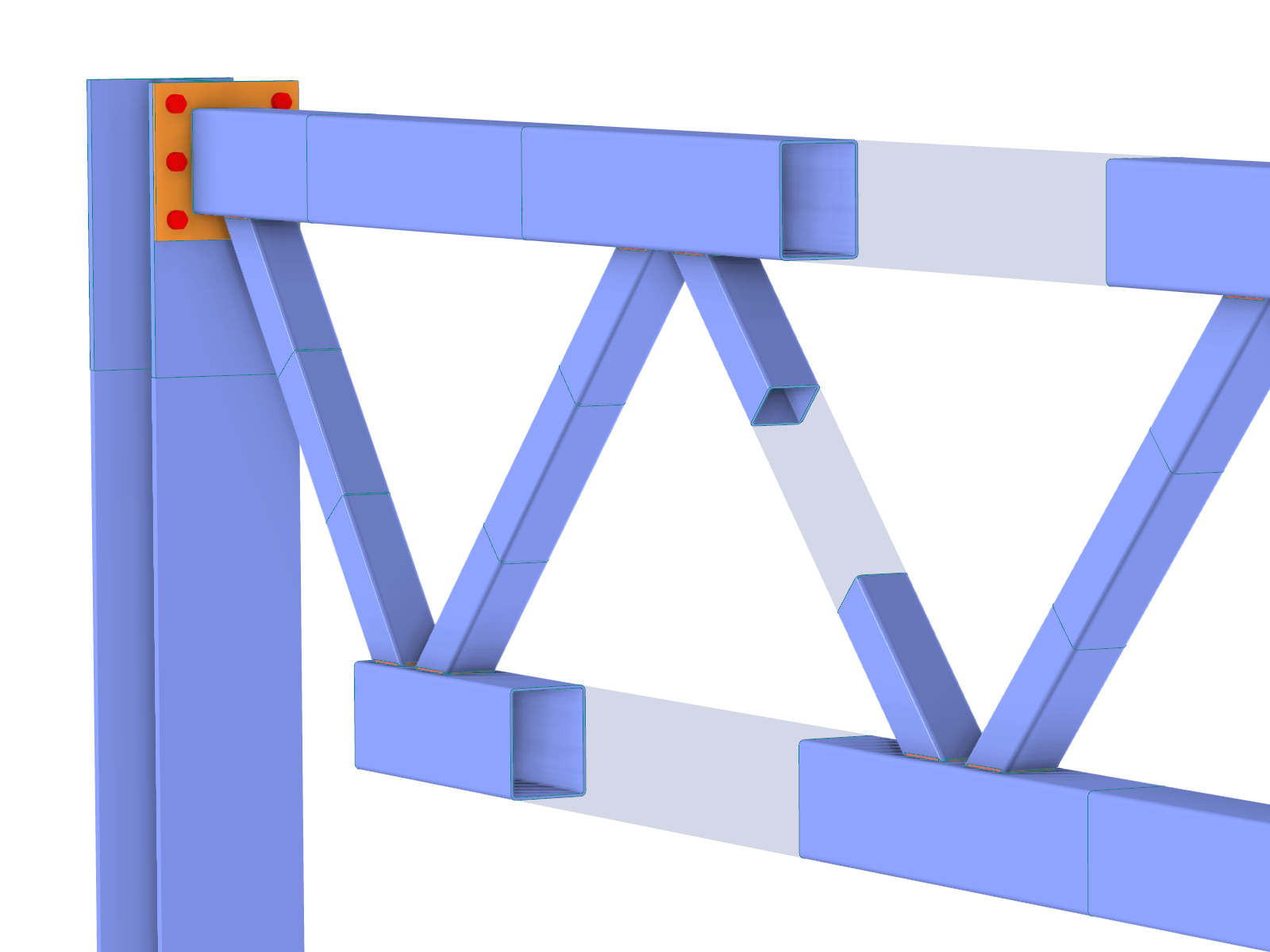 Connection with Rectangular Hollow Sections