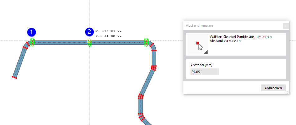 Measuring Distance Between Two Points