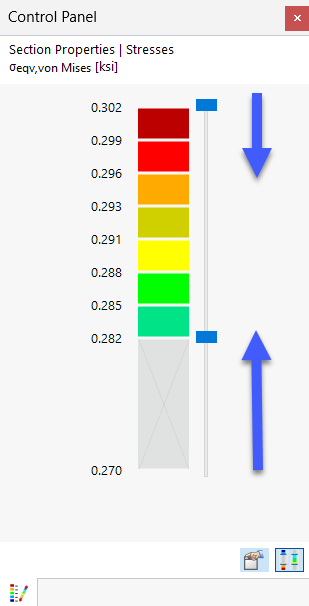 Adjusting Color Areas in Panel