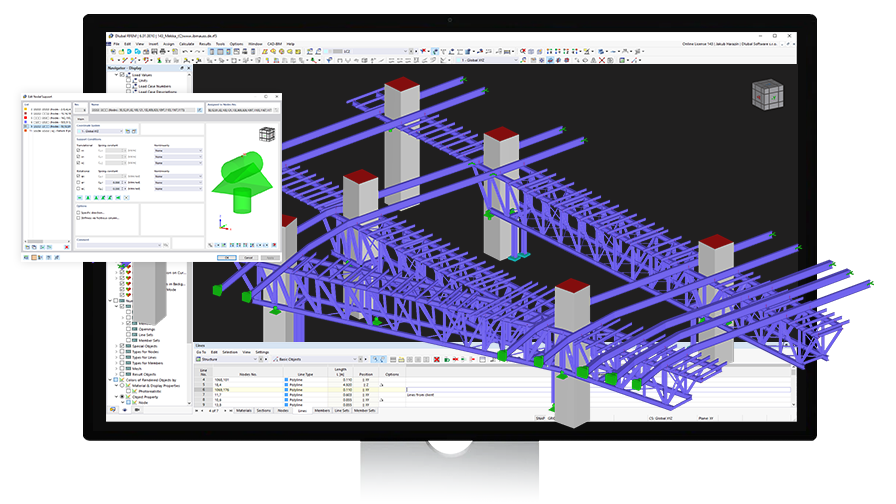 RSTAB Banner Concrete Structure