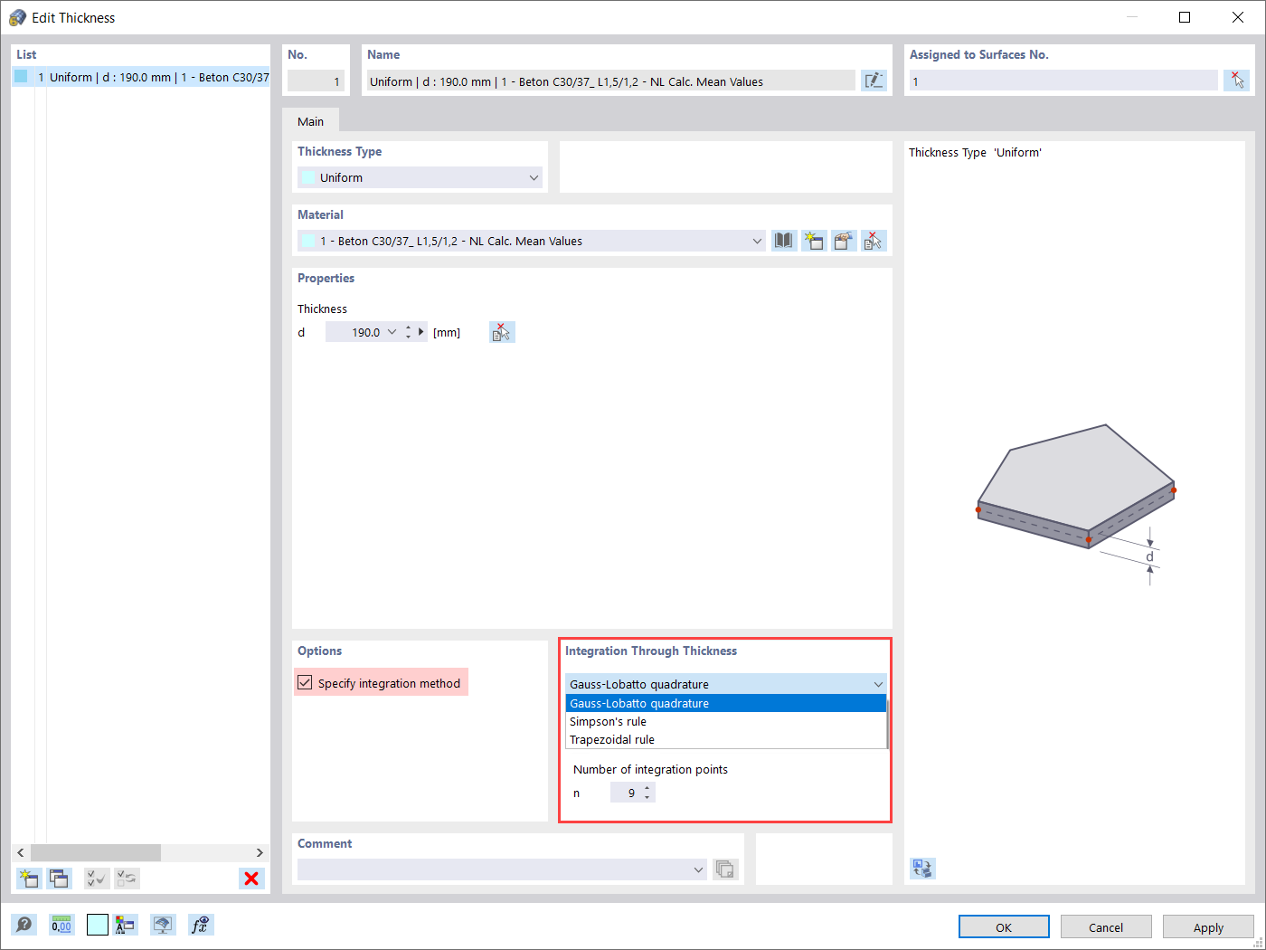 Specifying the Integration Details