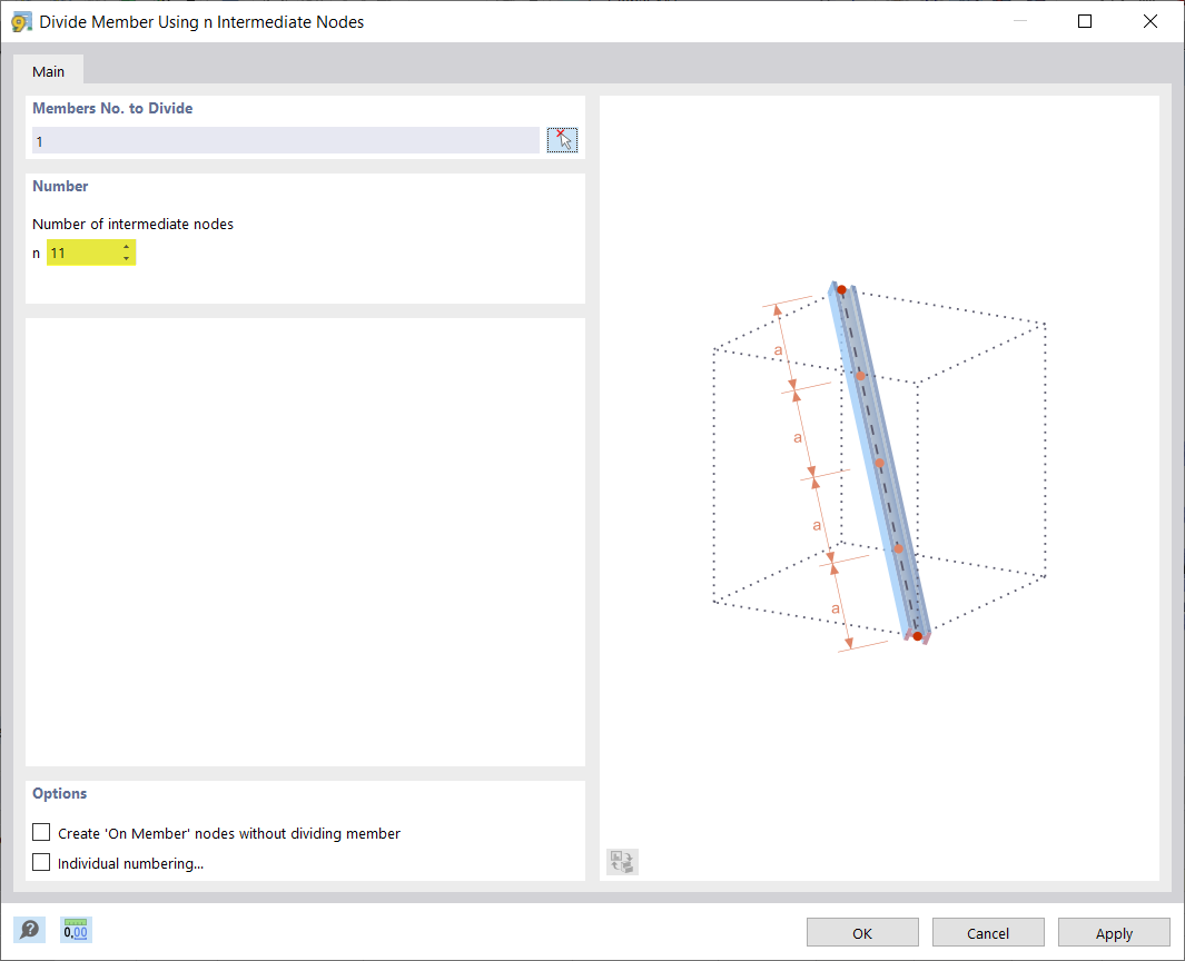 Creating Intermediate Nodes on Member