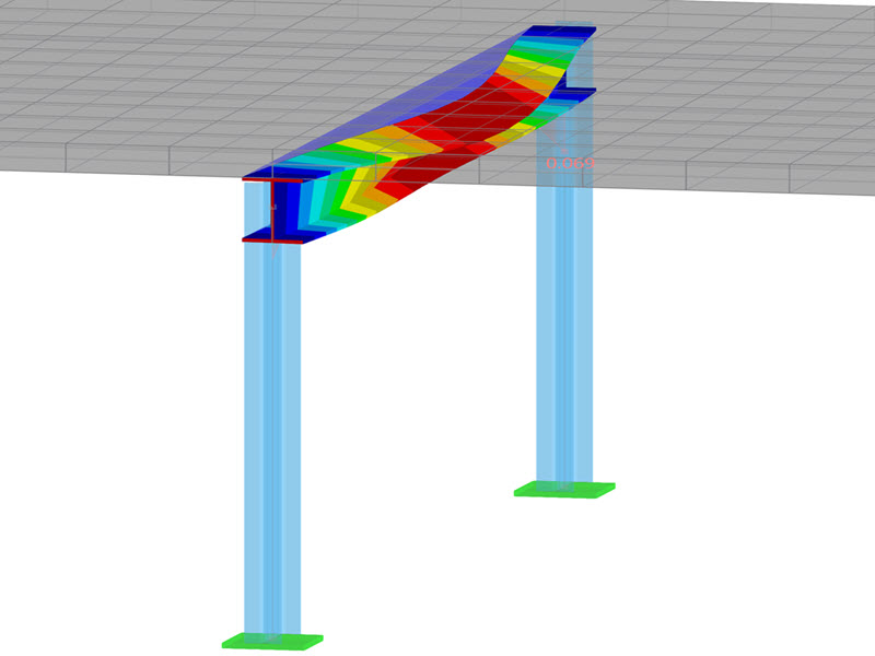 Lateral-Torsional Buckling of Frame Girder