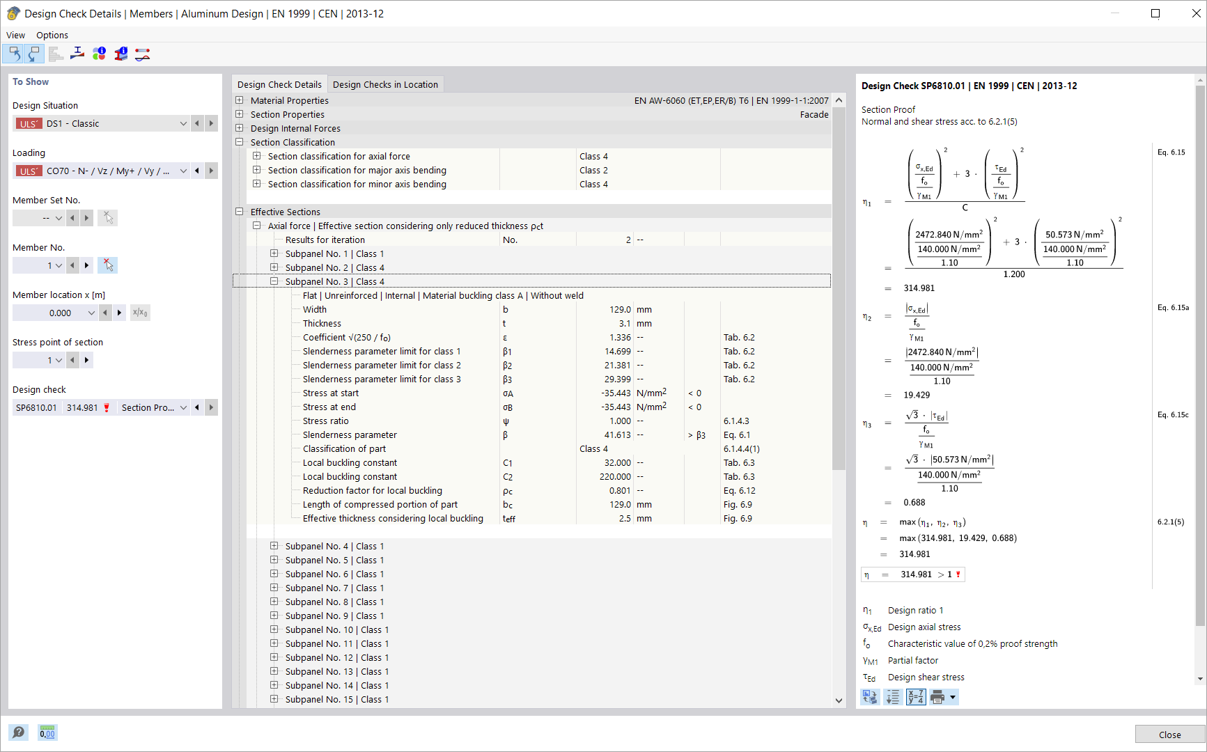 Design Check Details