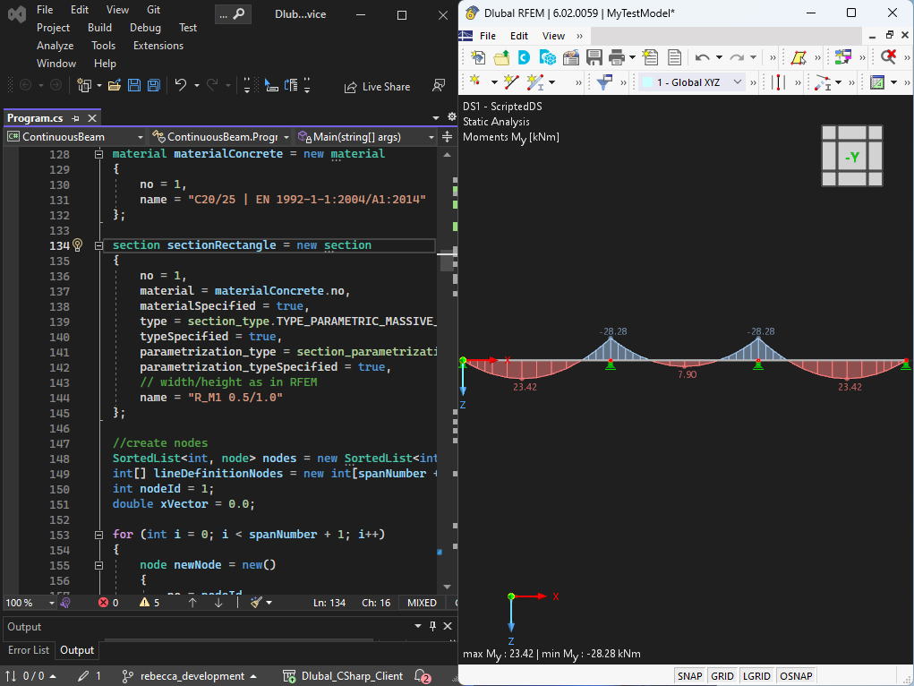 WebService & API C# – Results