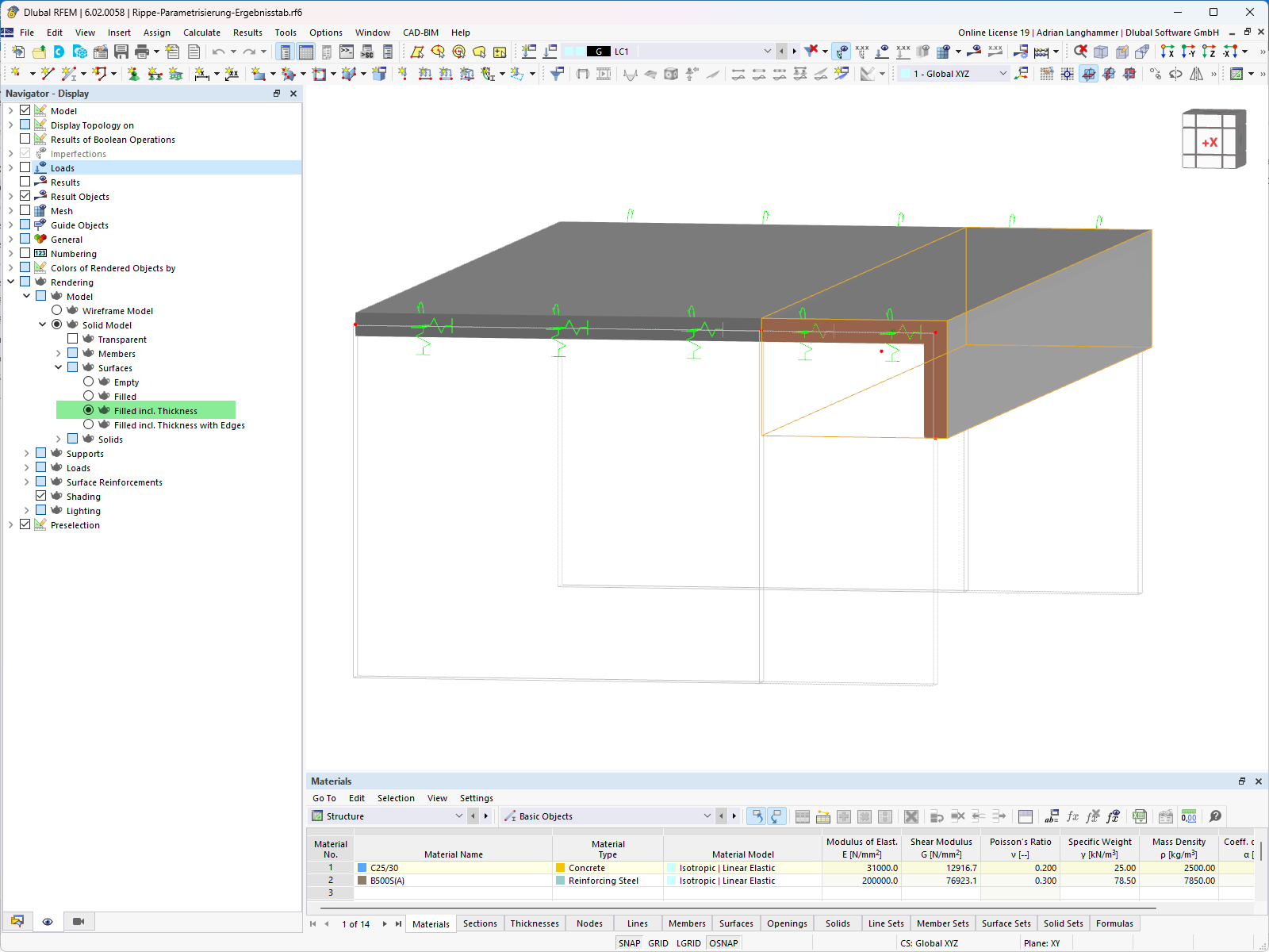 KB 001838 | Design of Ribs, Folded Plate Structures, and Surfaces Using Result Members