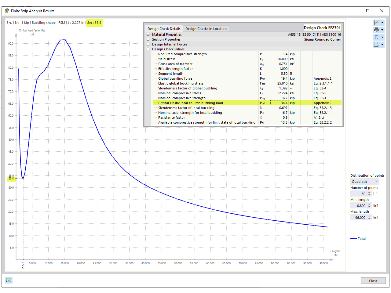 KB 001841 | AISI Cold-Formed Steel Design Using Custom Section in RFEM 6