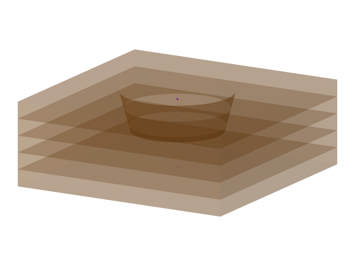 Model 003979 | FUP004 | Soil Massif with Circular Foundation