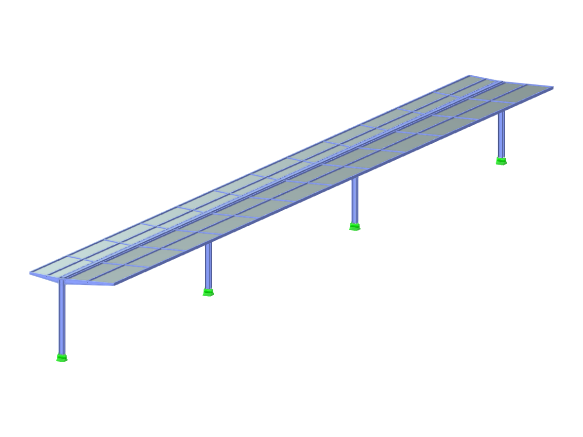 Model 004086 | SPR002 | Station Platform Roof