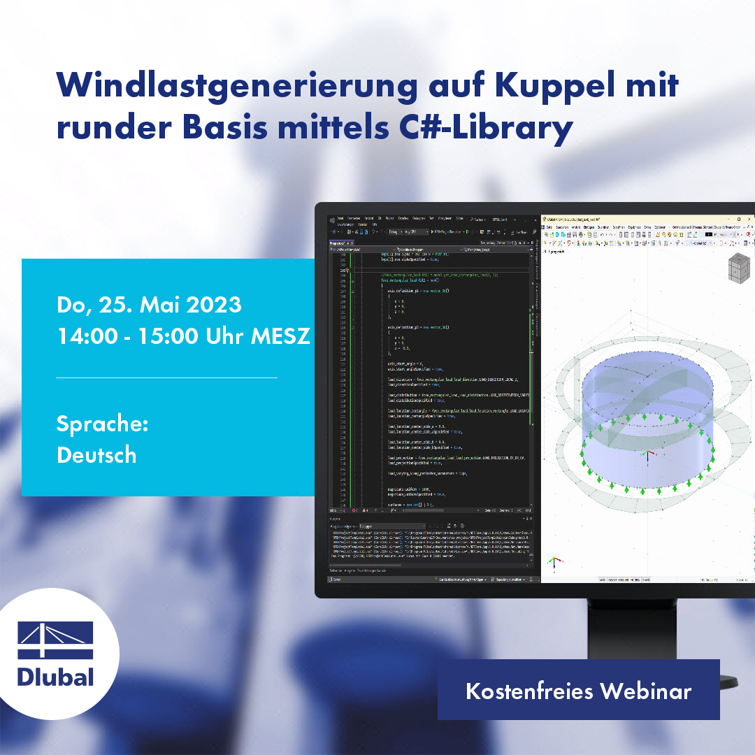 Wind Load Generation on Dome with Round Base Using C# Library