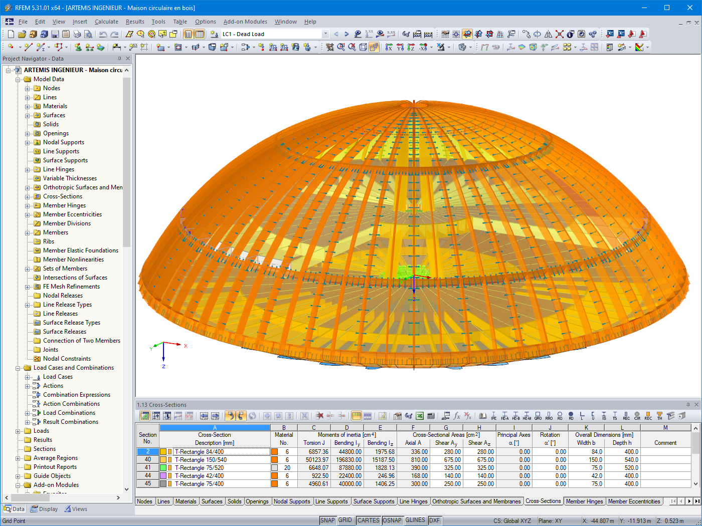 General Structure View (© ARTEMIS INGENIEUR)