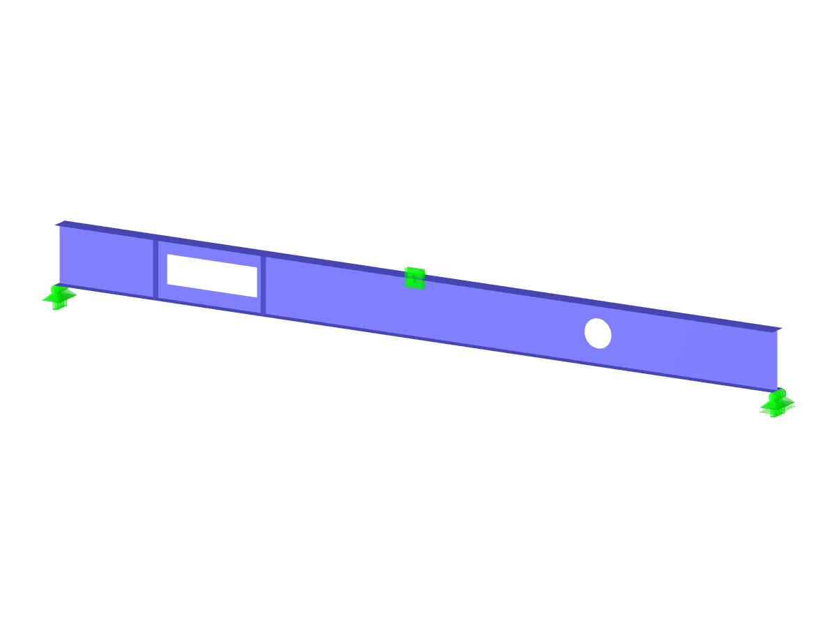 Model 004268 | Metal Beam with Openings