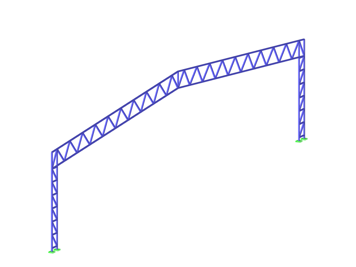 Model 004337 | Portal with Tubular Sections