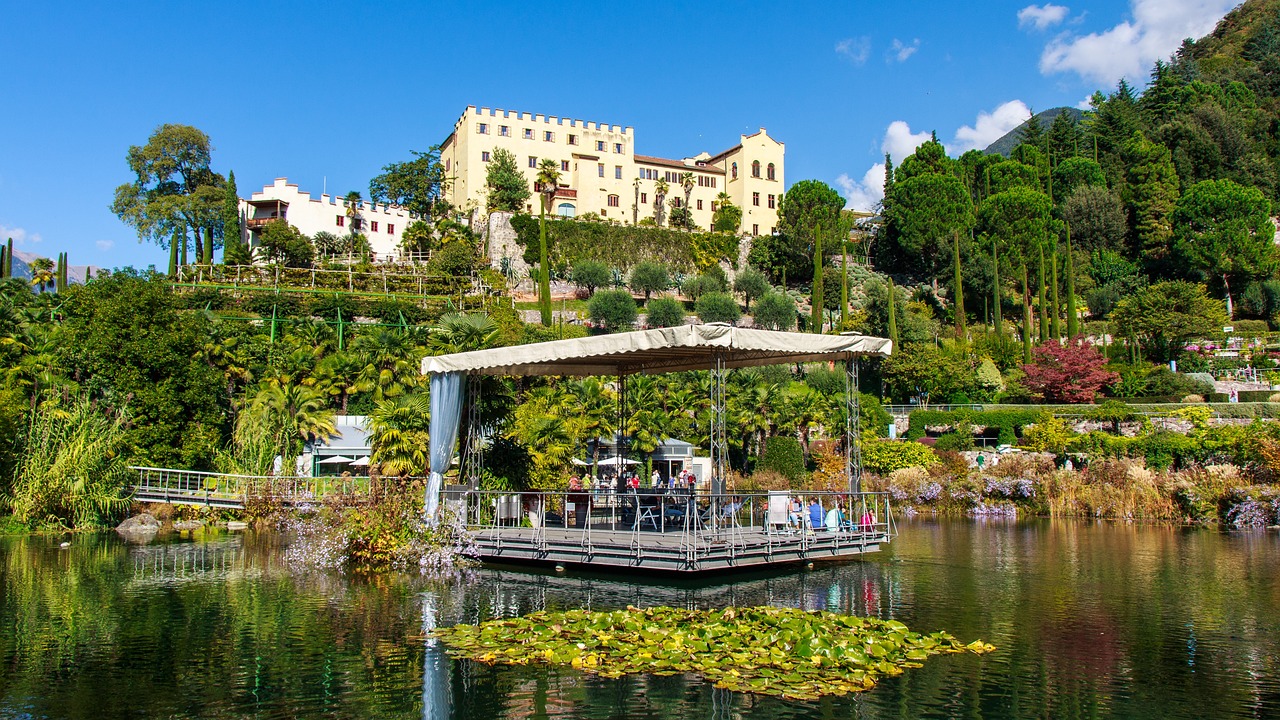 Trauttmansdorff Castle as Typical Example of Italian Terraced Gardens