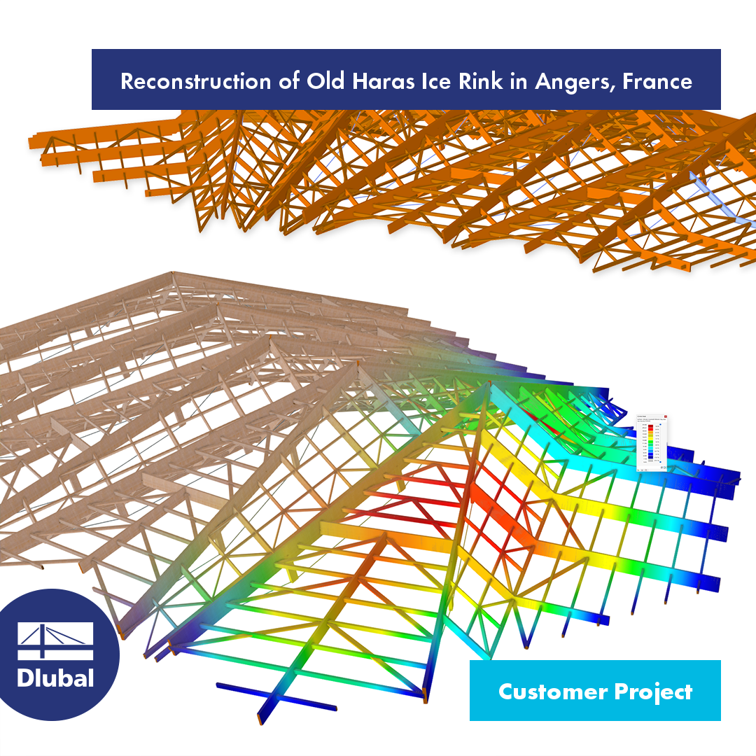 Reconstruction of Old Haras Ice Rink in Angers, France