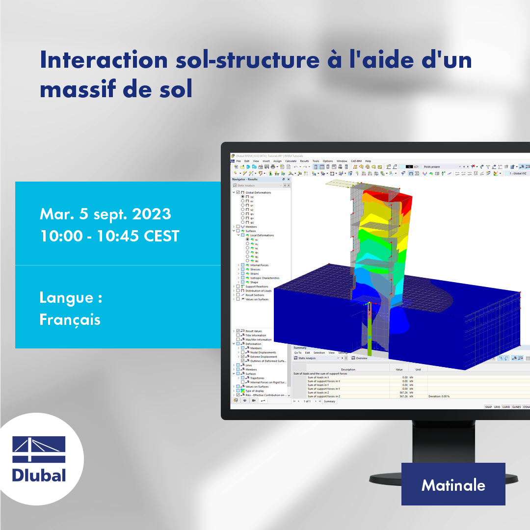 Soil-Structure Interaction Using Soil Massif