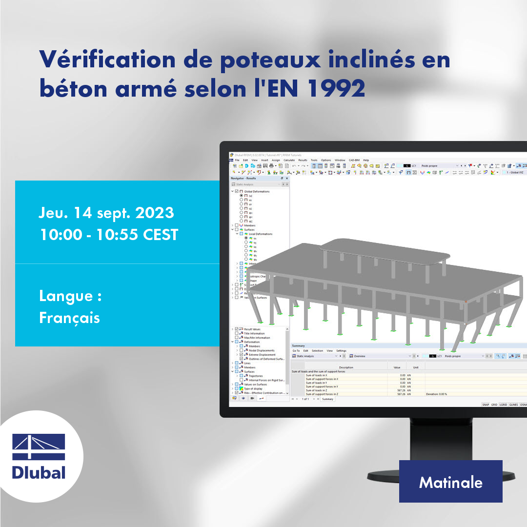 Design of Inclined Reinforced Concrete Columns According to EN 1992