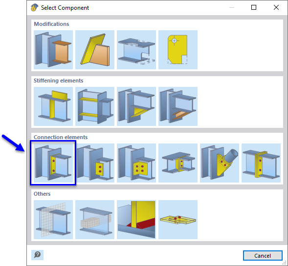 Selecting End Plate Component