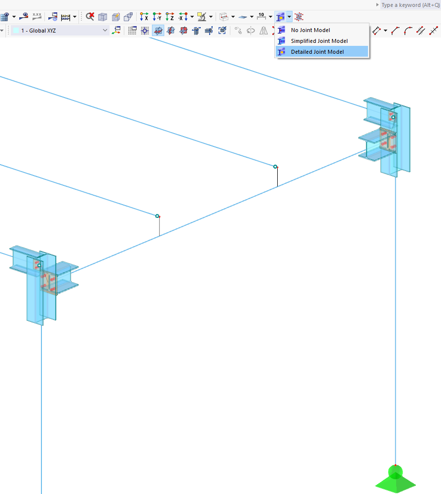 Displaying Detailed Joint Model