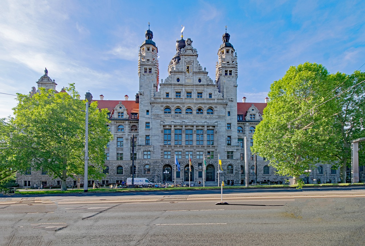 New Town Hall in Leipzig, Germany