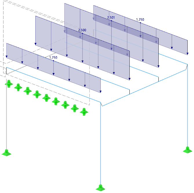 Platform Load on Grid Girders