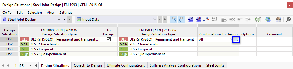 Modifying Combinations to Design